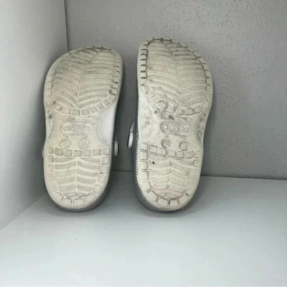 Crocs Classic Glitter II Clog Shoe 'Silver' Size Men's 4 /Women's 6 - Picture 10 of 10